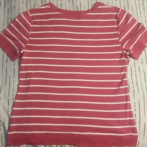 CHAPS by Ralph Lauren CLASSICS Pink & White  Button up Shirt - Picture 3 of 4